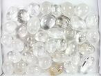 Lot: Polished Clear Quartz Pebbles - kg ( lbs) #77923-1